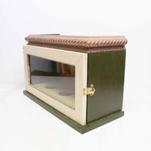 Estuche Santos Óleos verde