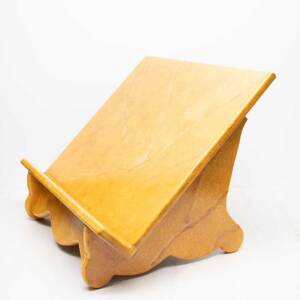 Atril de mesa imitación mármol ocre