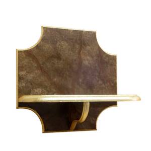 Ménsula / repisa con respaldo