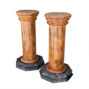 Pedestal mediano imitación mármol