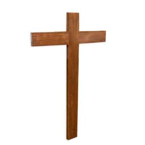 Cruz barnizada en nogal A
