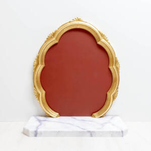 Dosel imitación mármol blanco