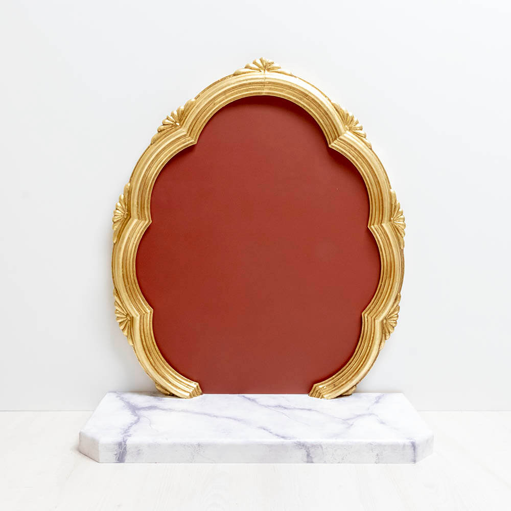 Dosel imitación mármol blanco