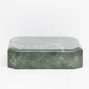 Peana base imitación mármol verde