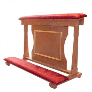 Reclinatorio - comulgatorio para dos personas