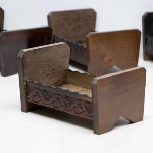 Cuna para imagen Niño Jesús de 12 a 13 cm