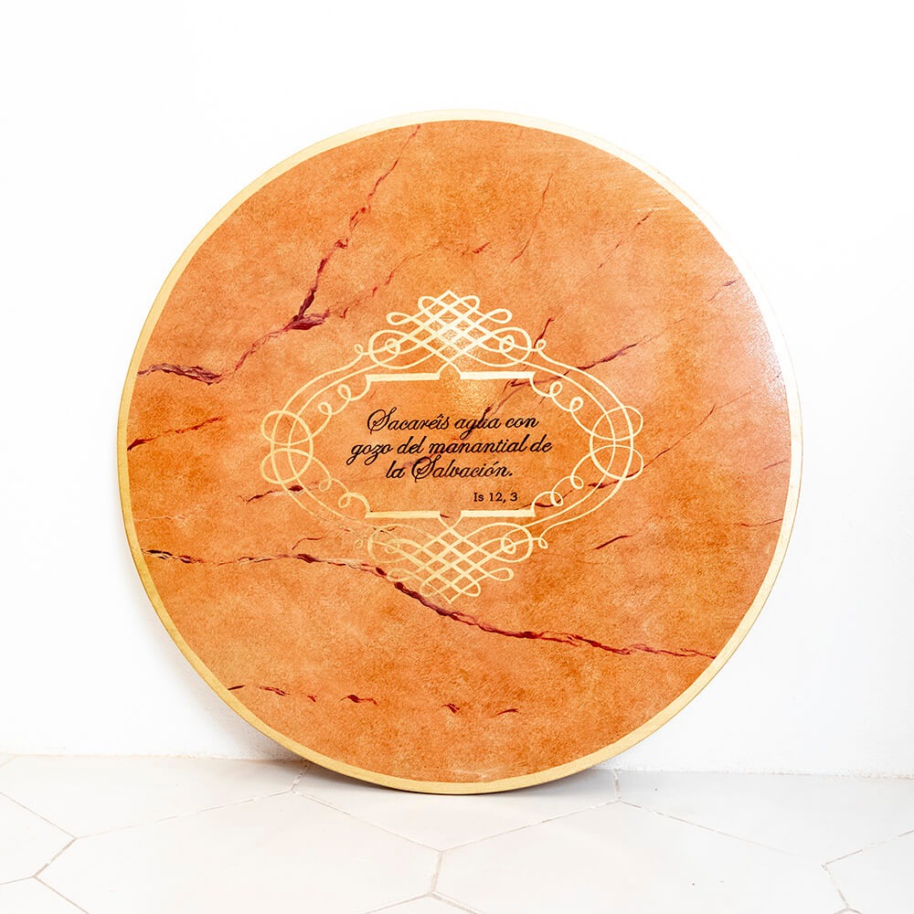 Tapa para pila bautismal